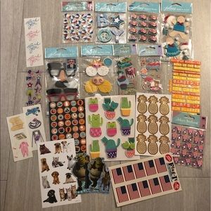 Lot of Stickers Jolee’s Misc Scrapbooking Stickers
